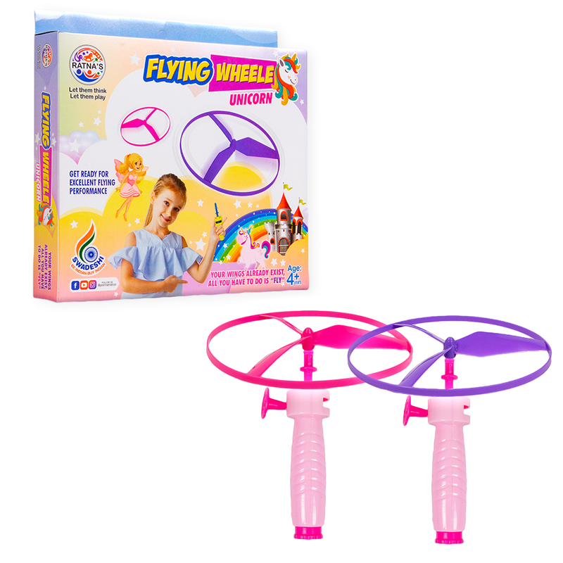 Return Gifts (Pack of 3,5,12) Unicorn Flying Wheel