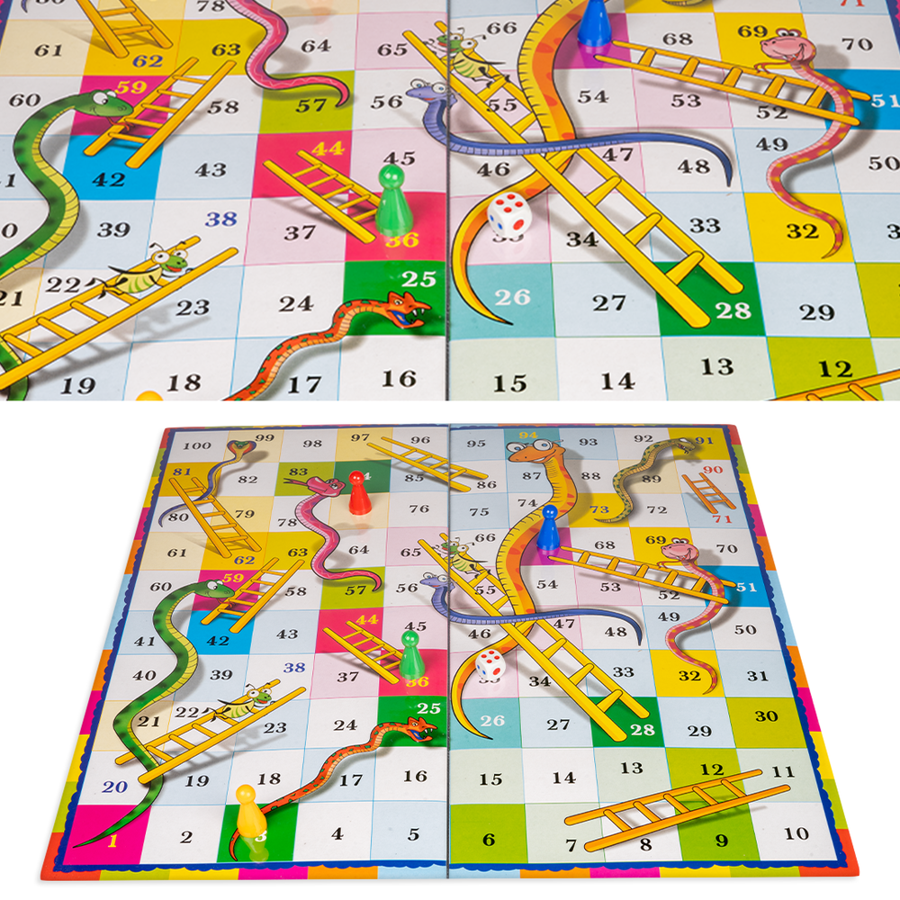 Return Gifts (Pack of 3,5,12) Ludo And Snake & Ladder Jumbo - (Pack of 3,5,12) Return Gifts