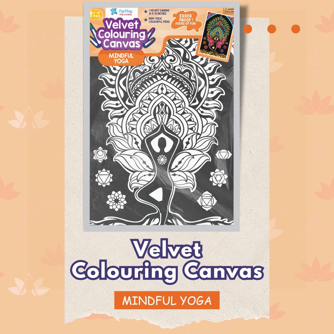 Velvet Colouring Posters for Young Adults/Grown-ups | Yoga