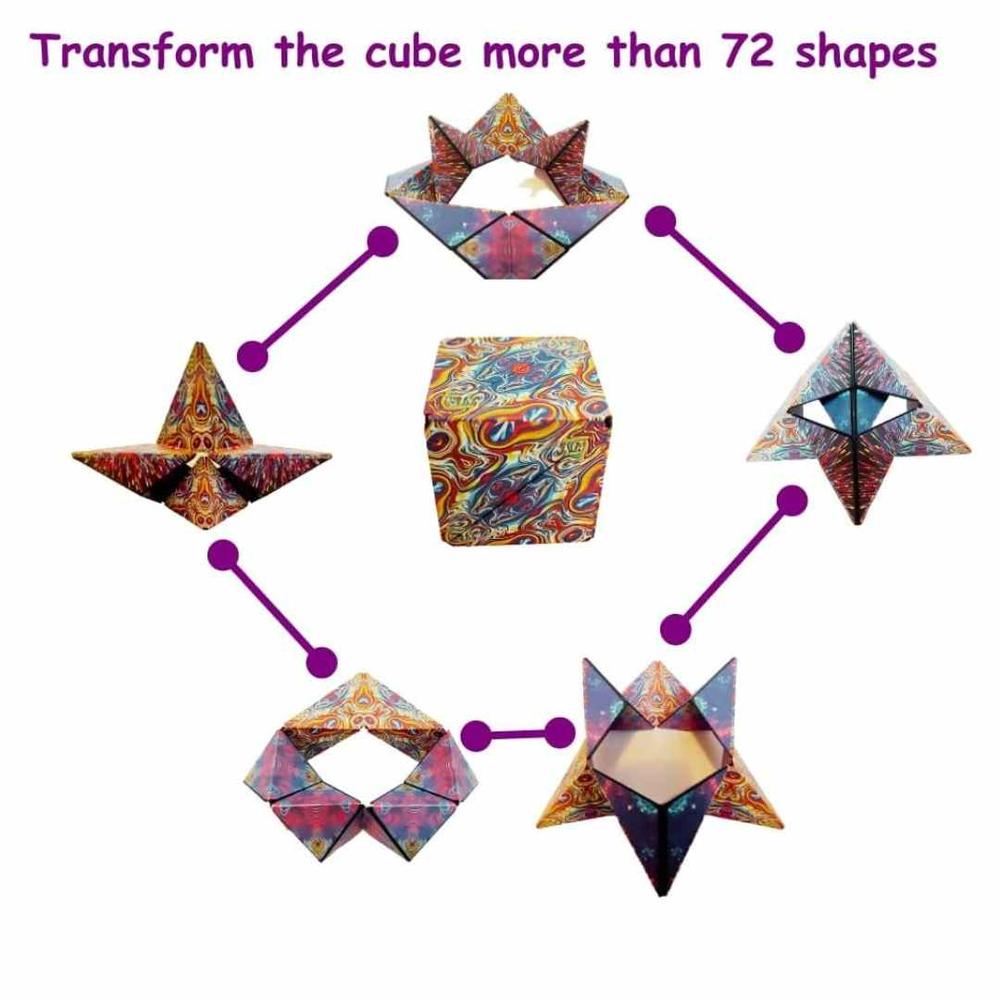 Kidology 3D Magnetic Shape Shifting Cube