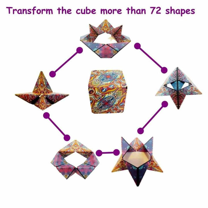 Kidology 3D Magnetic Shape Shifting Cube