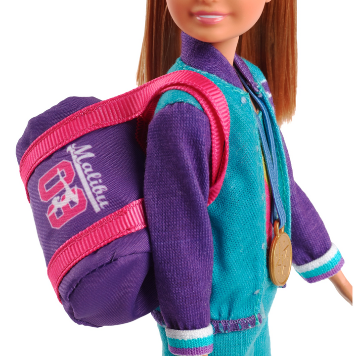 Mattel Original Licensed Barbie Team Stacie Gymnastics Doll with Accessories Playset