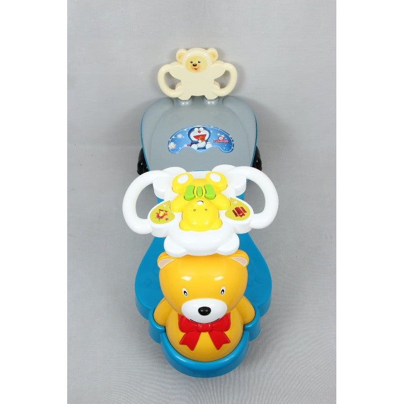 Twist, Magic and Swing Car Ride Ons for Kids( Strong Durable Quality & Musical Horn and Led Lights on Steering) 9010 E Blue