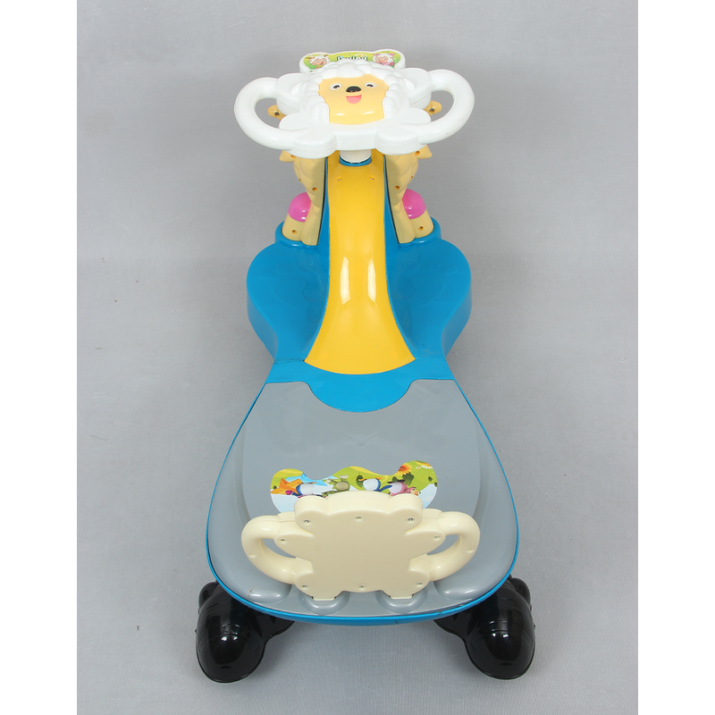 Twist, Magic and Swing Car Ride Ons for Kids( Strong Durable Quality with Musical Horn on Steering)9020 E Blue