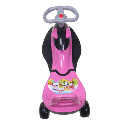 Twist, Magic and Swing Car Ride Ons for Kids(Strong Durable Quality with Musical Horn on Steering )9030 E Pink