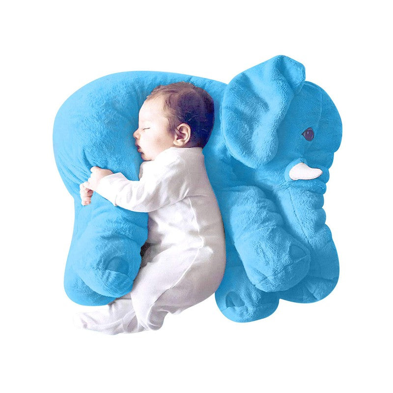 Baby Elephant Shaped Pillow (6 Months - 7 Years) | Blue