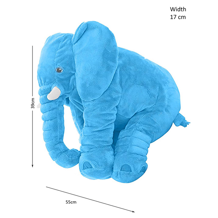 Baby Elephant Shaped Pillow (6 Months - 7 Years) | Blue