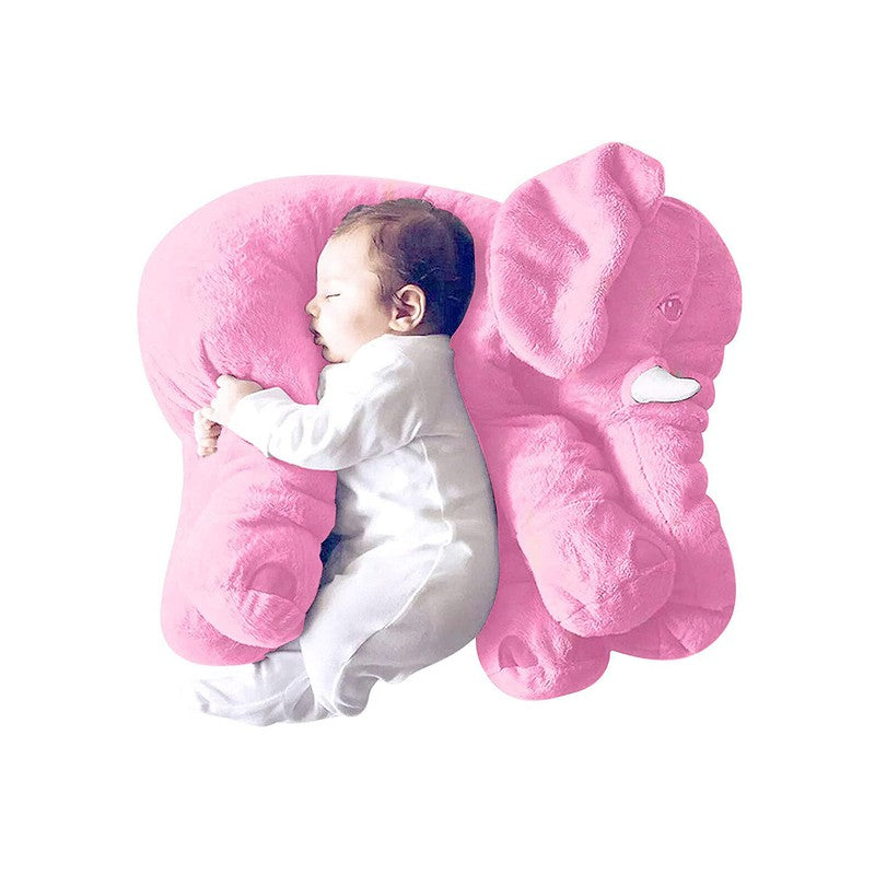 Baby Elephant Shaped Pillow (Pink)