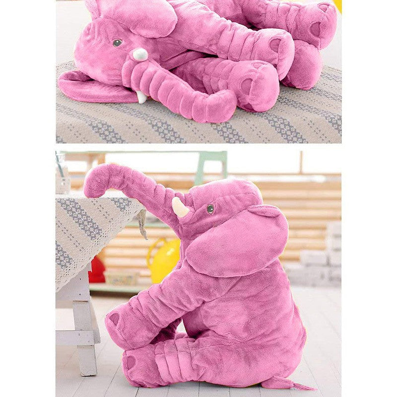 Baby Elephant Shaped Pillow (Pink)