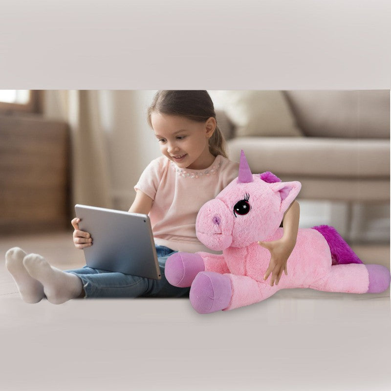 Unicorn Stuffed Plush Toy (Pink)