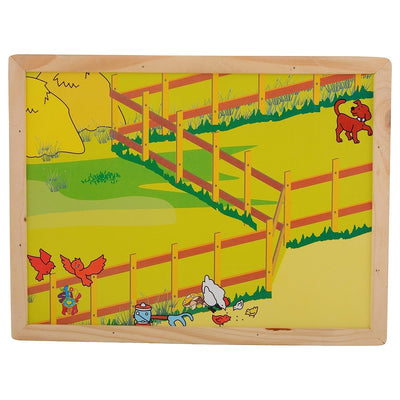 Magnetic Twin Play Tray - Animal Barn