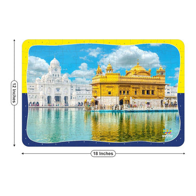 Golden Temple Wooden Jigsaw Puzzle, 108 Pieces