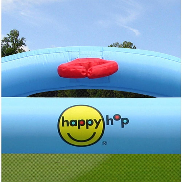 Farmyard Fun Jumping Castle with Slide, Ball Pit & Basketball Hoop | Weight- 17.47 Kg (3-8 Years)