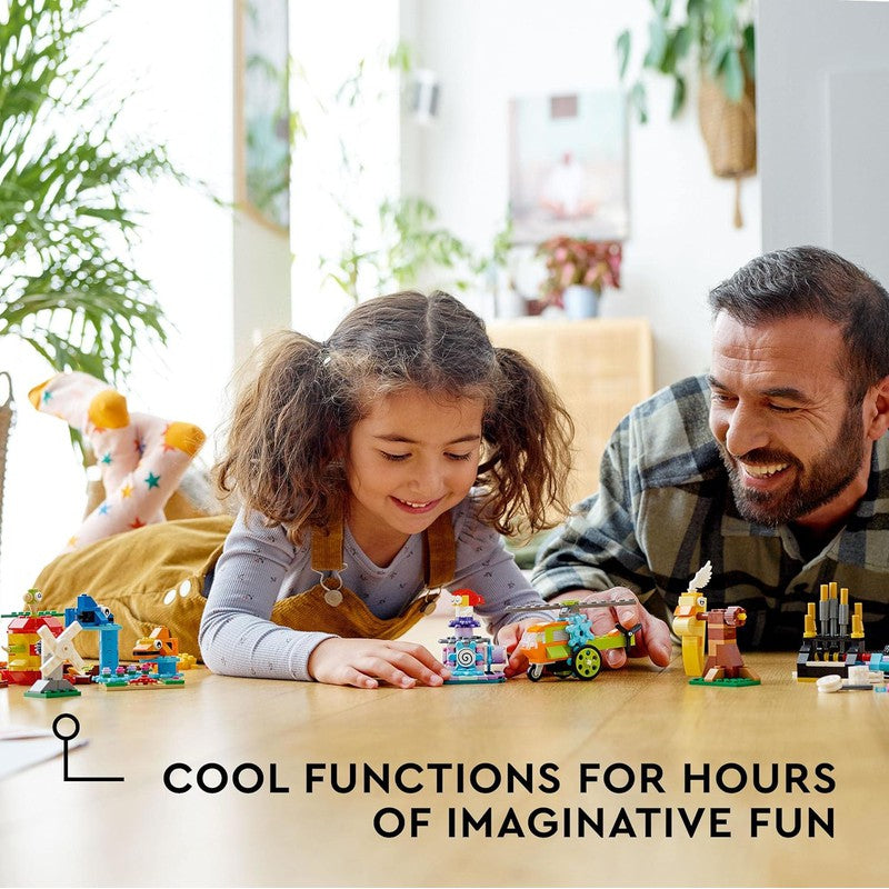 Lego Classic Bricks & Functions Building Blocks Set - 500 Pieces (5-12 Years)