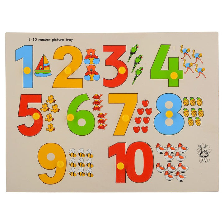 Number with Picture Tray