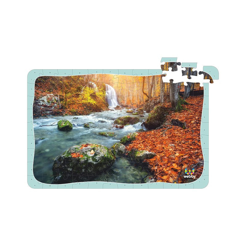 River In Forest Wooden Jigsaw Puzzle, 108 Pieces