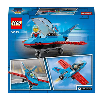 LEGO City Stunt Plane 60323 Building Kit (59 Pcs)