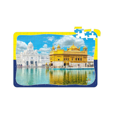 Golden Temple Wooden Jigsaw Puzzle, 108 Pieces