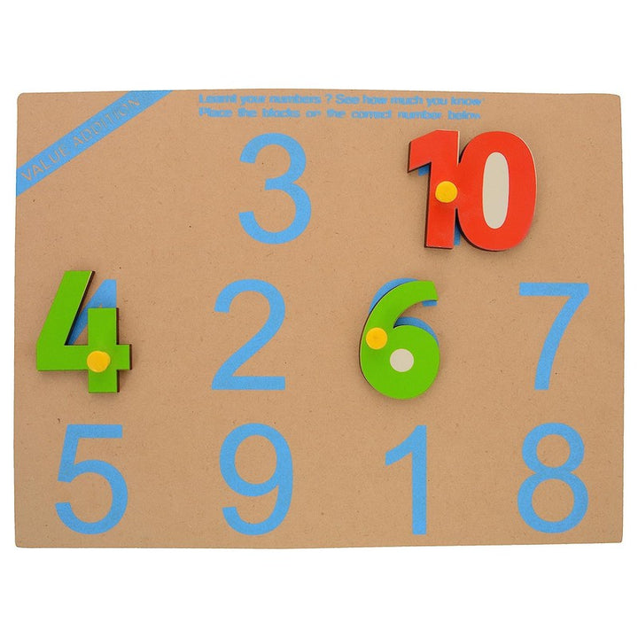 Number with Picture Tray