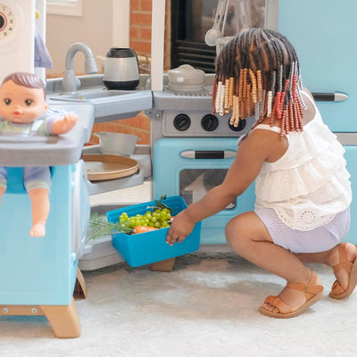 Cook & Care Corner - Kitchen And Nursery Playset with Light and Sound | COD Not Available