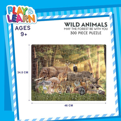 Original Funskool Wild Animal 300 Pcs Puzzle