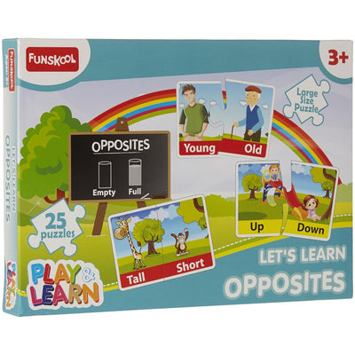 Original Funskool Play & Learn 25 Pcs Opposites Puzzle