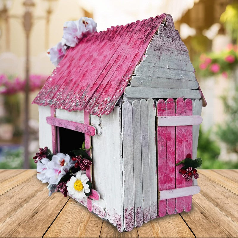 DIY Art and Craft Fairy House Build and Paint Activity Kit, Return Gift for Kids