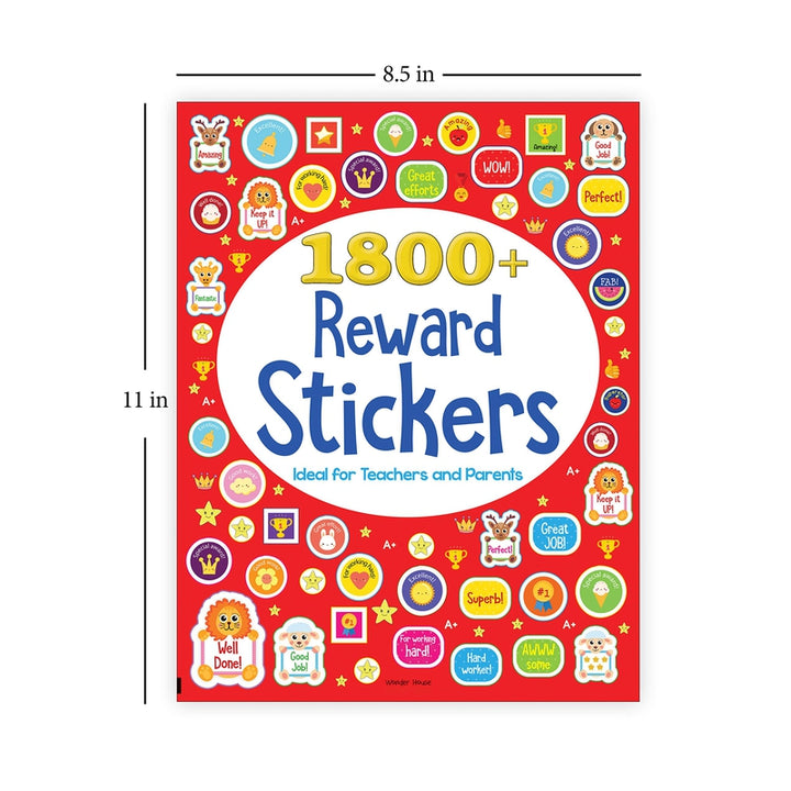 1800+ Reward Stickers - Ideal For Teachers And Parents : Sticker Book With Over 1800 Stickers