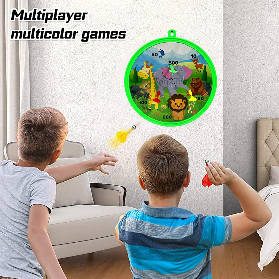 Ratna's Crazy Magnetic Jungle -Double Sides Dart Game | Fun Indoor Target Game