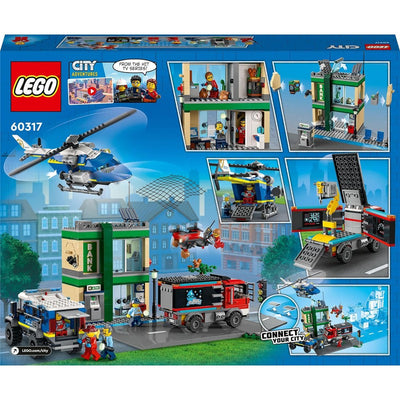 LEGO City Police Chase at The Bank 60317 Building Kit (915 Pcs) -  (COD Not Available)