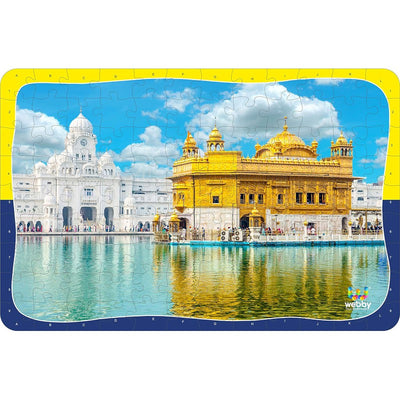 Golden Temple Wooden Jigsaw Puzzle, 108 Pieces