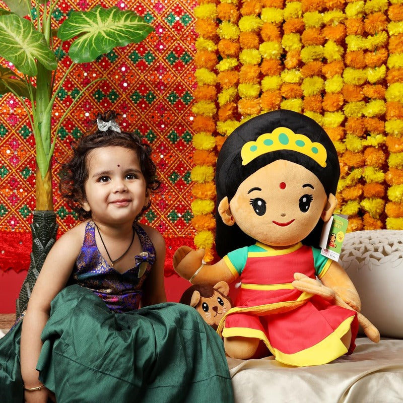 Durga Devi Large (22 inch) Huggable Plush Toy