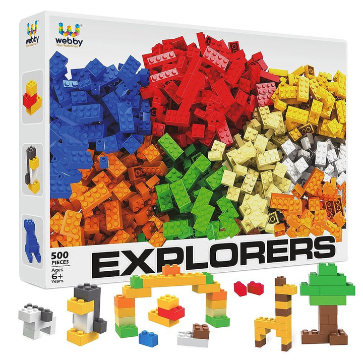 Building Blocks Construction Set - 500 Pieces