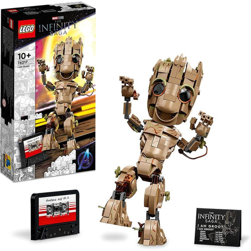 Lego Marvel Groot Building Blocks (76217) - 476 Pieces (10 Years till Grown Ups)
