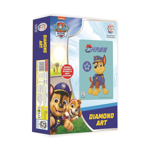 Ratna's Paw Patrol Diamond Art DIY Kit | Mess Free Creative STEAM Learning Activity Set