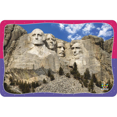 Mount Rushmore Wooden Jigsaw Puzzle, 108 Pieces