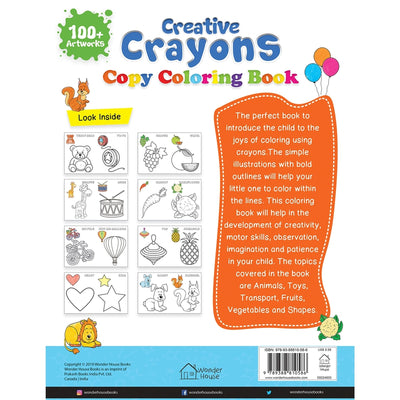 My Big Book of Creative Crayons : A Creative Crayon Copy Colouring Book