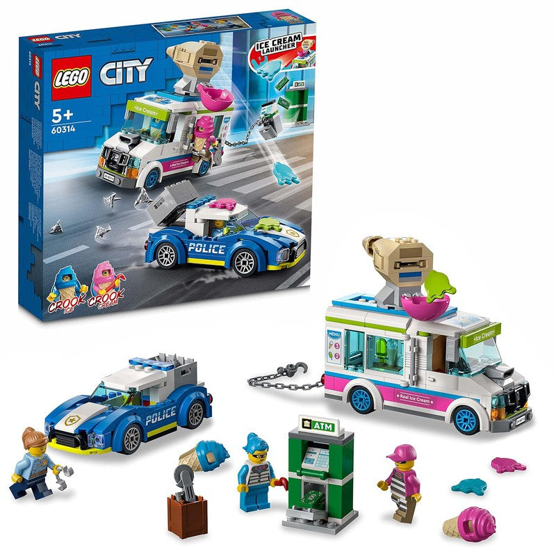 LEGO City Ice Cream Van Police Chase 60314 Building Kit (317 Pieces)