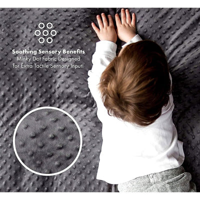 Premium Raised Dot Baby Blanket | Fuzzy, Warm, Cosy Soft Receiving Blanket for Toddlers |  Grey