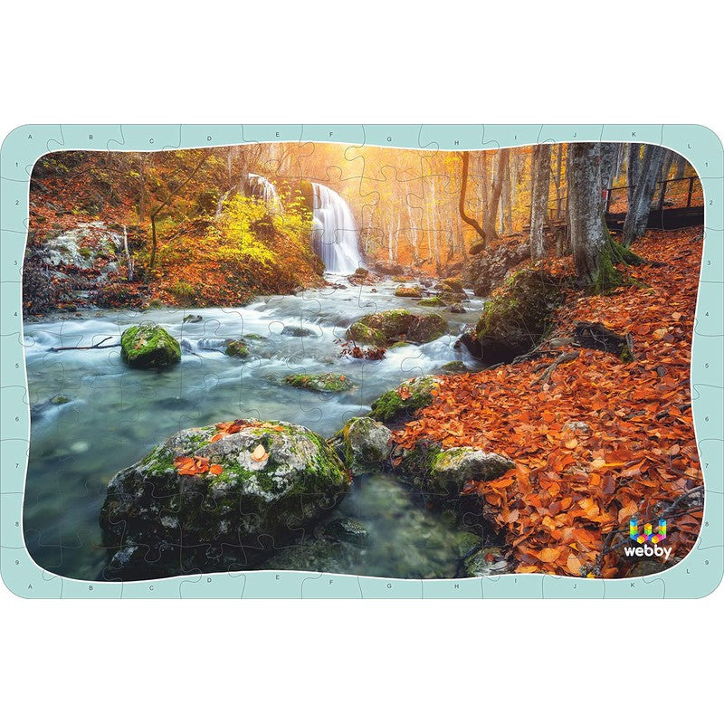 River In Forest Wooden Jigsaw Puzzle, 108 Pieces