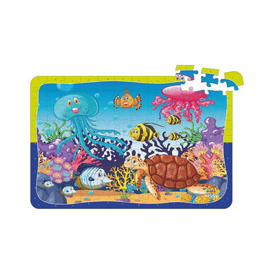 Underwater Animals Cardboard Jigsaw Puzzle, 108 Pieces