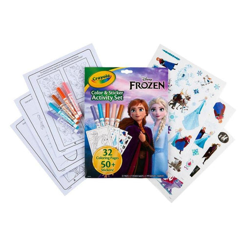 Disney Original Frozen Color & Sticker Activity Set | Licensed Disney Set (3-6 Years)