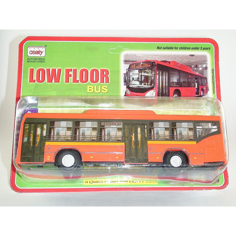 Low Floor Bus Pull Back Toy Car (BG)