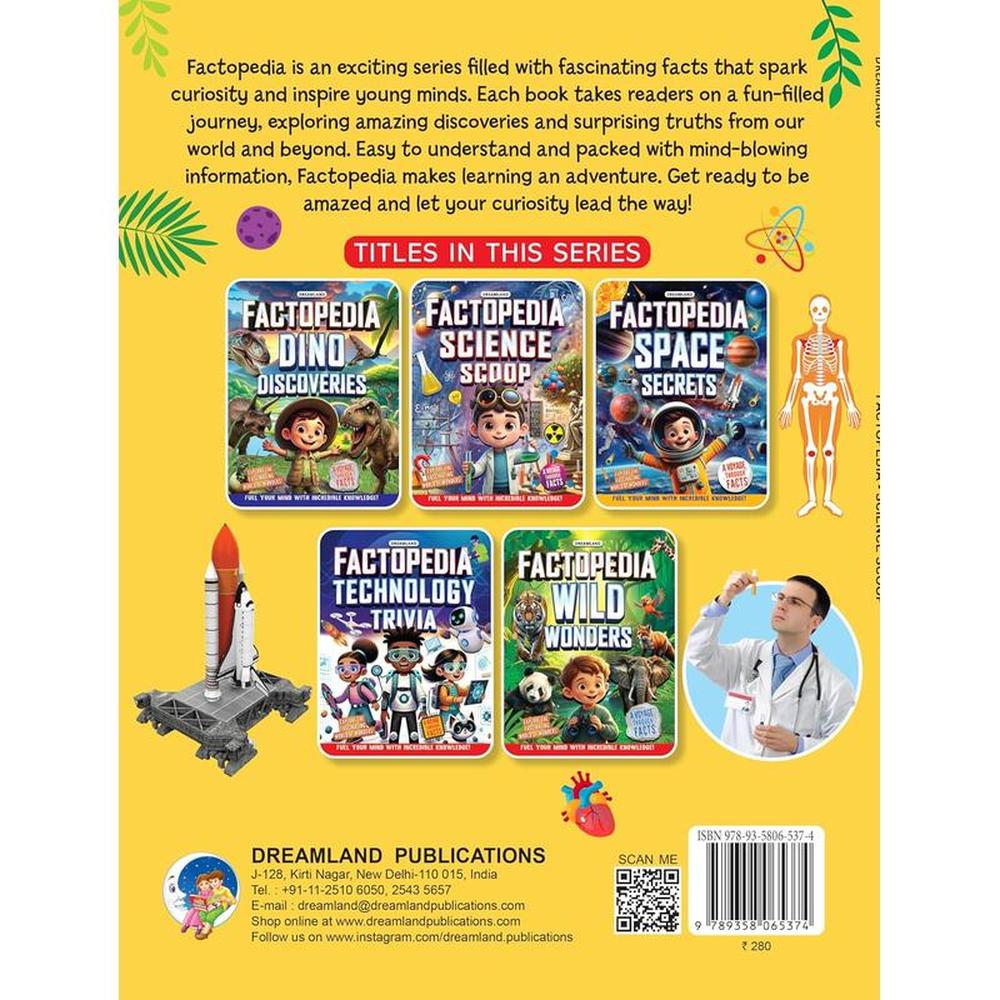 Dreamland Publications Factopedia Book - Amazing Facts for Curious Minds (7-12 Years)