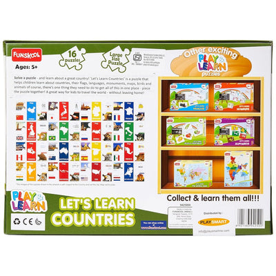 Original Funskool Play n Learn Countries Puzzle