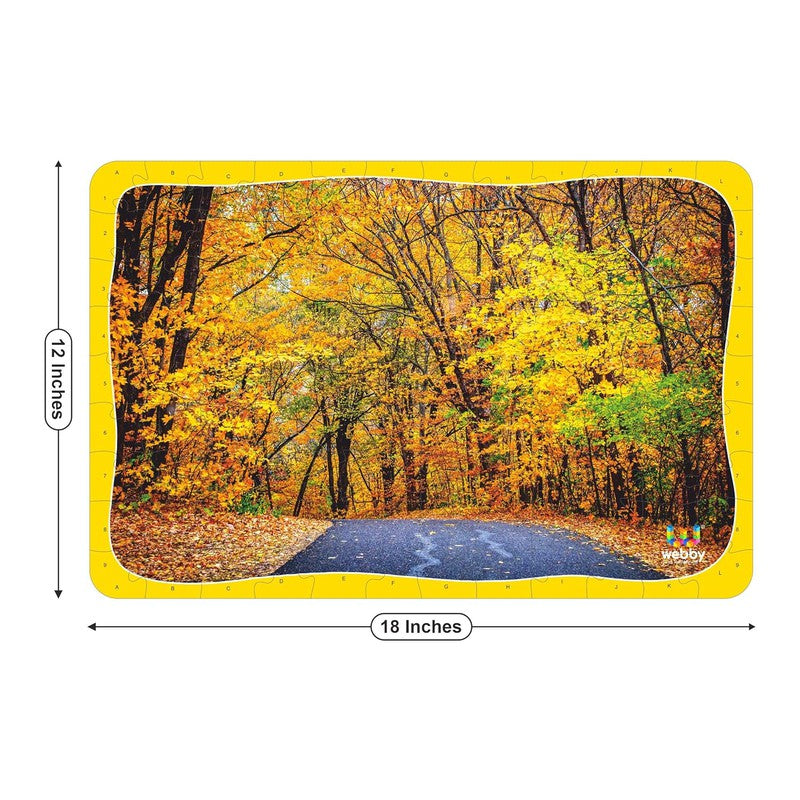 Autumn Forest Wooden Jigsaw Puzzle, 108 Pieces