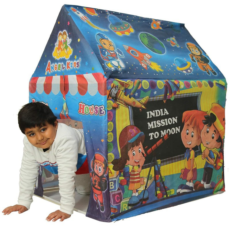 Galaxy Kids Play Tent House (India Mission to Moon Design) with LED Lights