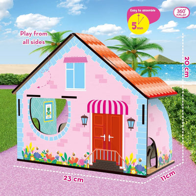 Dream Girl Beach House Wooden Doll House