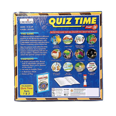 Quiz Time Educational Game - Part III