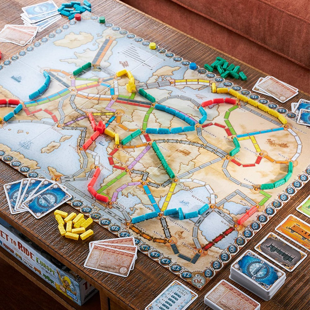 Original Funskool-Asmodee Ticket to Ride Board Game (Europe)